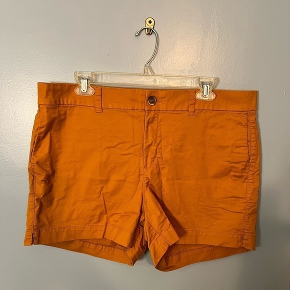 Women’s OLD NAVY Everyday Twill Shorts - Mustard Yellow - Size 14 - Picture 1 of 3